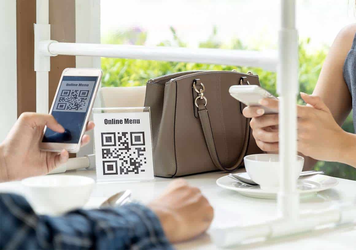 Contactless QR code ordering