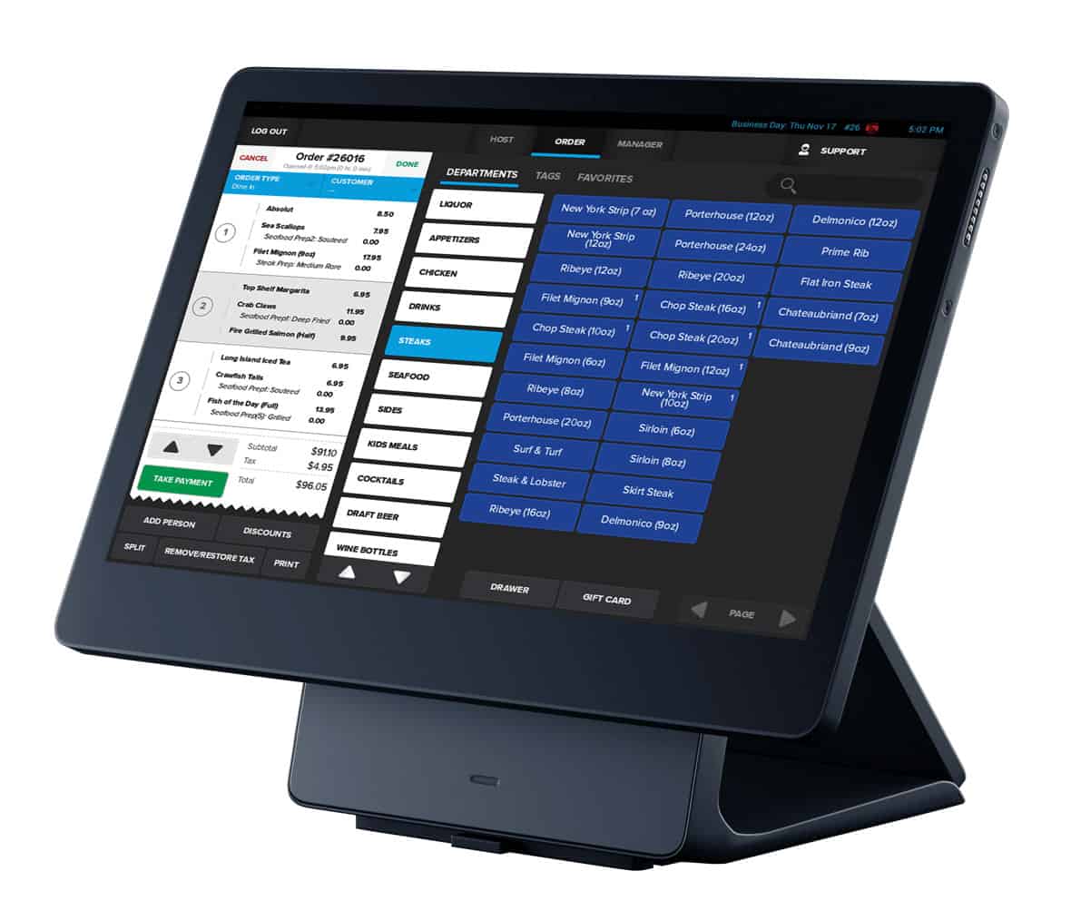 SkyTab POS Front