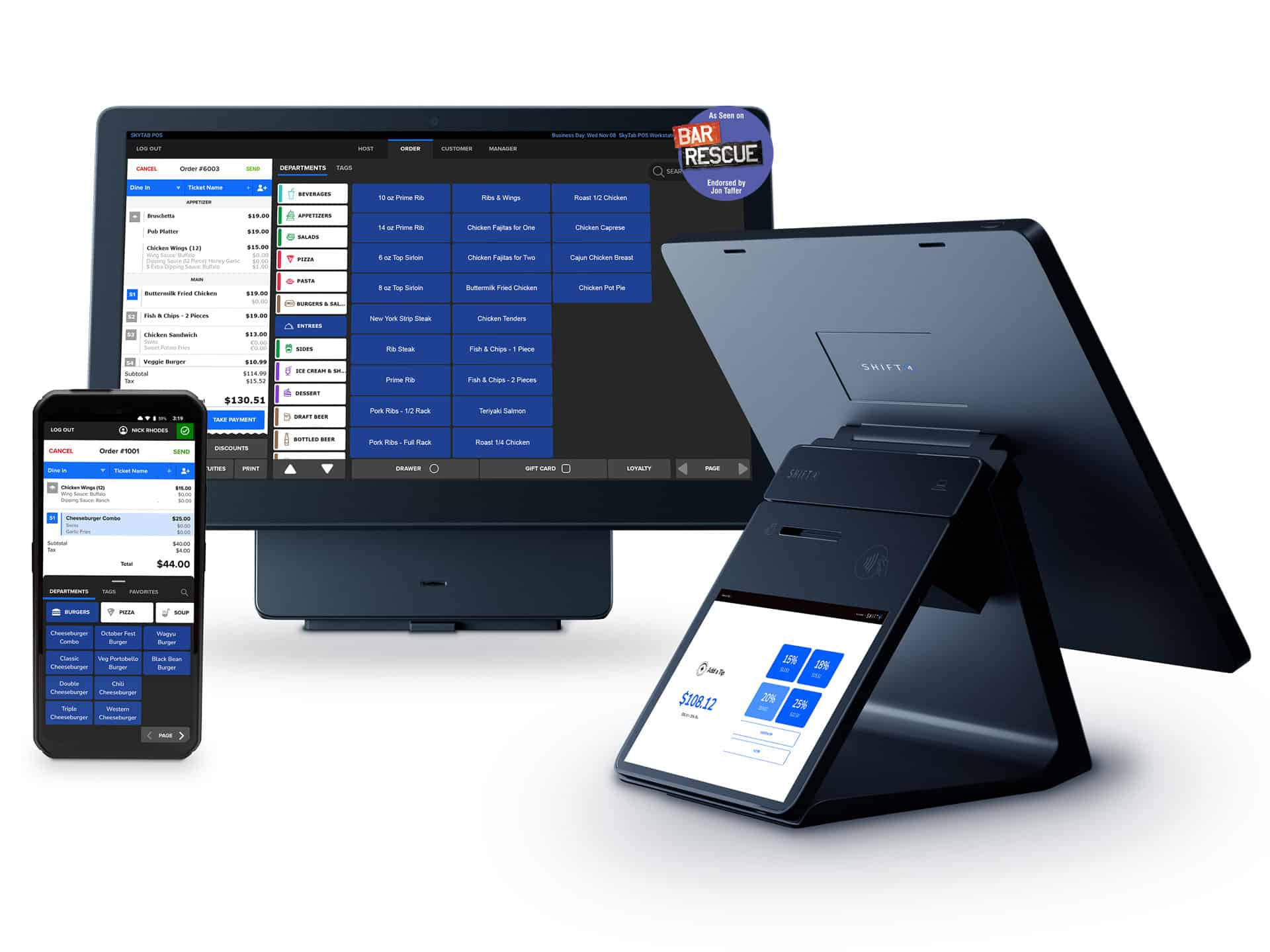 SkyTab POS ecosystem with Air & Glass