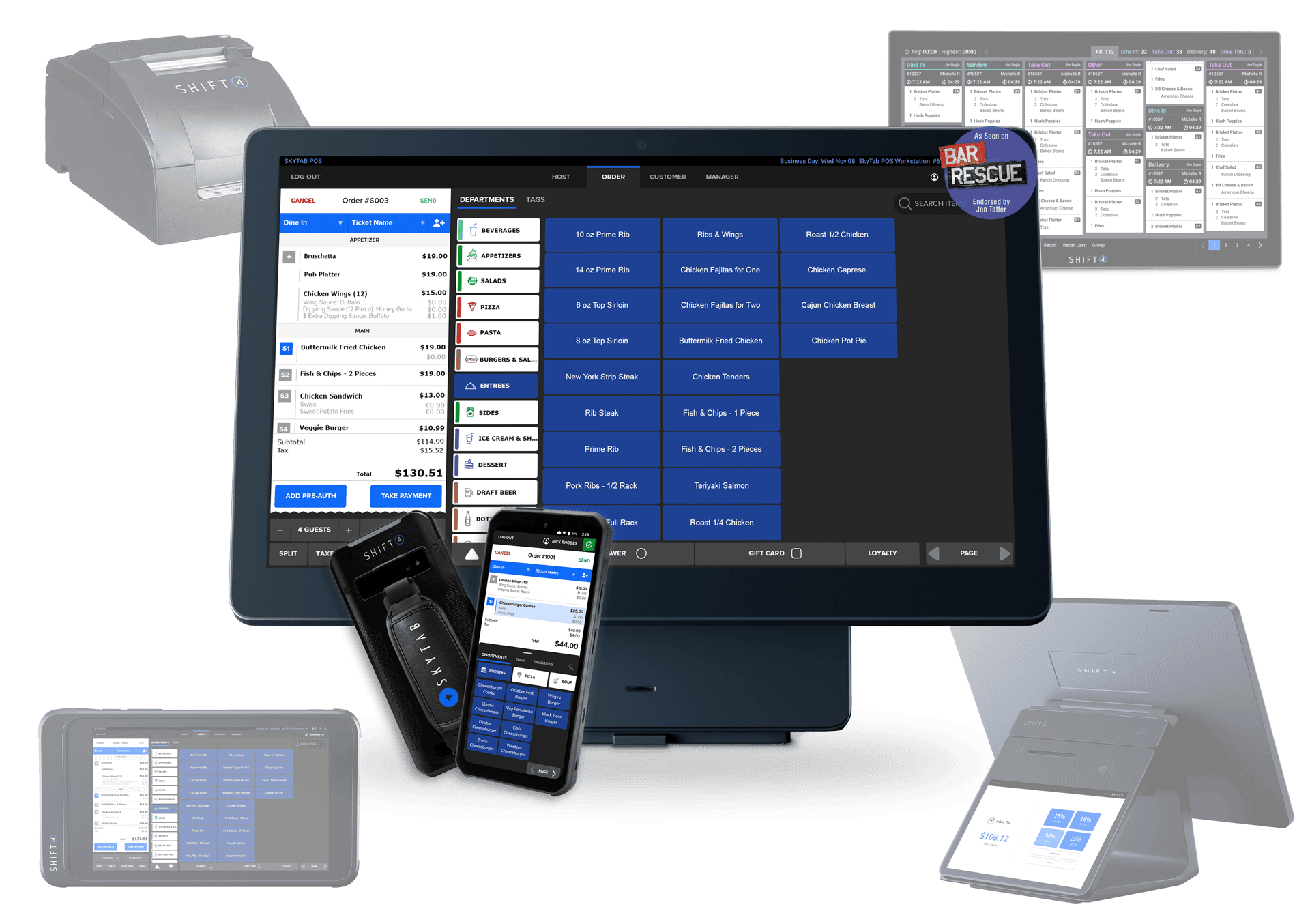 SkyTab Point of sale hardware ecosystem