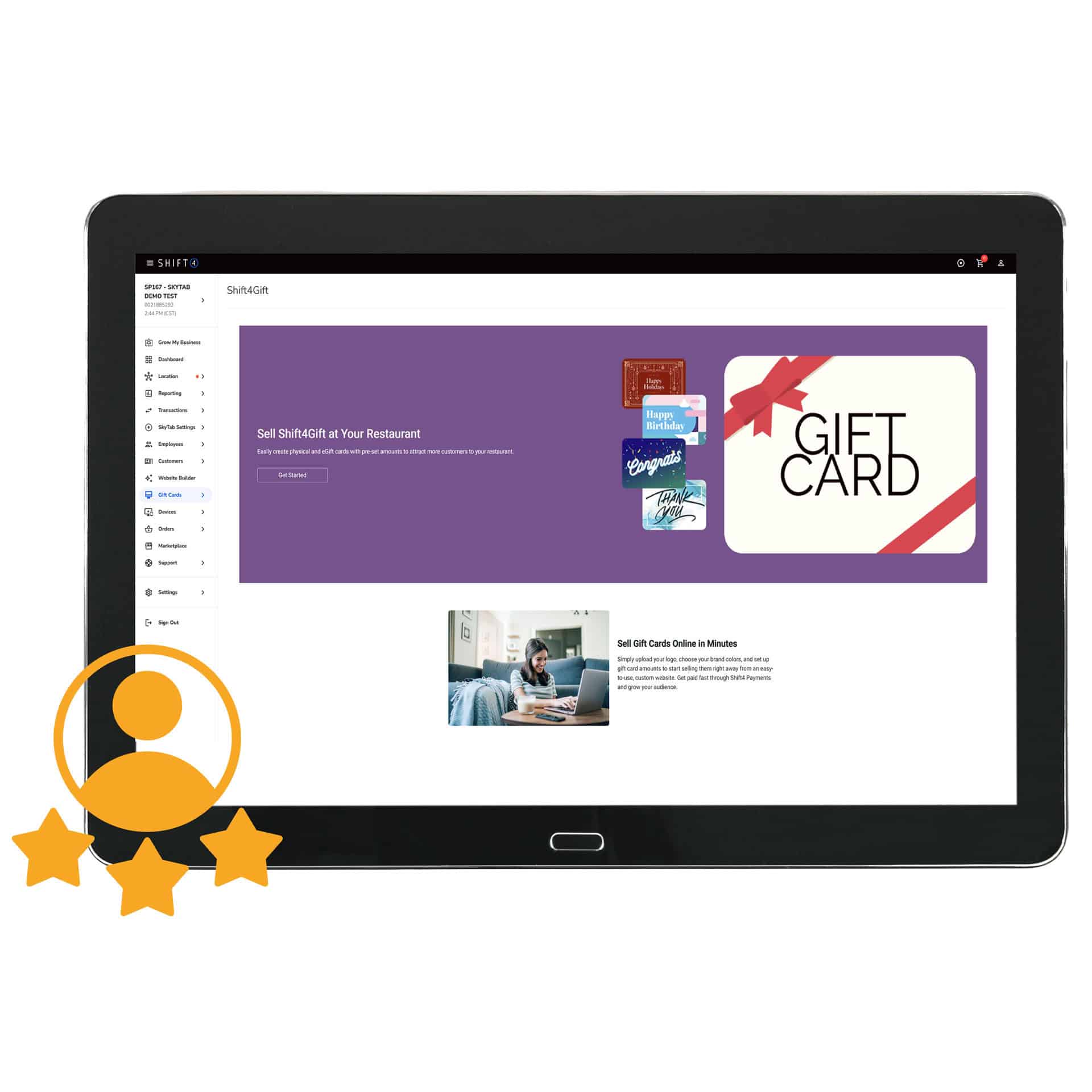 Loyalty & marketing screenshot